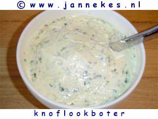 Knoflookboter Kruidenboter voor gourmet, barbecue en fondue zelf recept knoflook boter